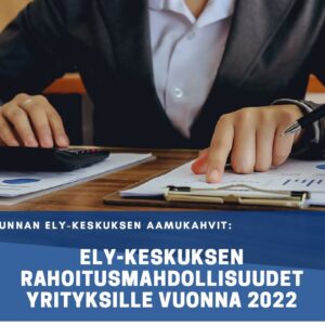 Infotilaisuus ELY-keskuksen rahoitusmahdollisuuksista torstaina 17.2.