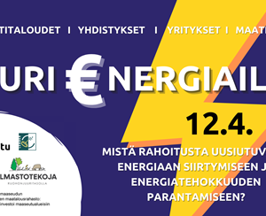 Suuri Energiailta verkossa 12.4. klo 16.30 alkaen