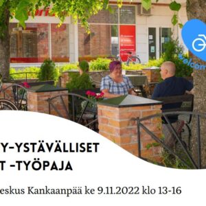 Pyöräily-ystävälliset palvelut työpaja Kankaanpäässä 9.11.