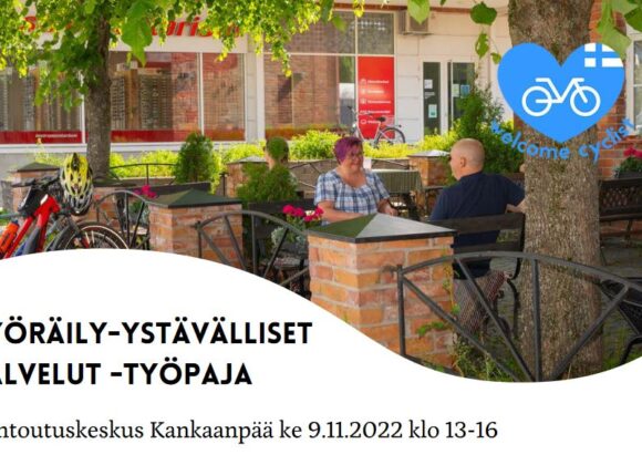 Pyöräily-ystävälliset palvelut työpaja Kankaanpäässä 9.11.