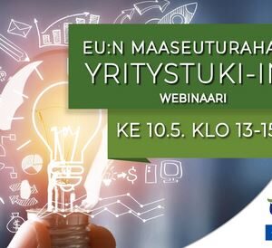 Maaseuturahaston yritystuki-info ke 10.5. klo 13-15