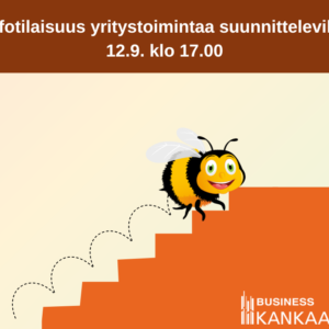 Infotilaisuus yritystoiminnan aloittamisesta kiinnostuneille 12.9.