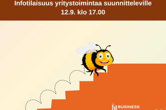 Infotilaisuus yritystoiminnan aloittamisesta kiinnostuneille 12.9.