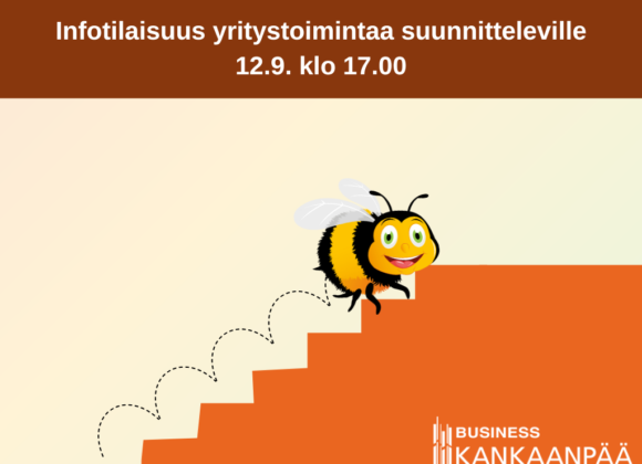 Infotilaisuus yritystoiminnan aloittamisesta kiinnostuneille 12.9.