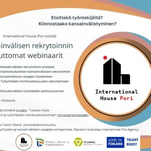 Kansainvälisen rekrytoinnin maksuttomat webinaarit