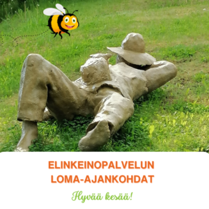 Elinkeinopalvelut lomalla seuraavasti