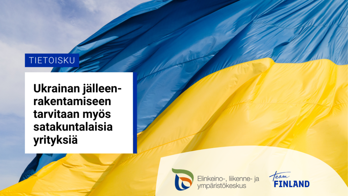 Ukrainan jälleenrakentamiseen liittyvä verkkotyöpaja 13.3.