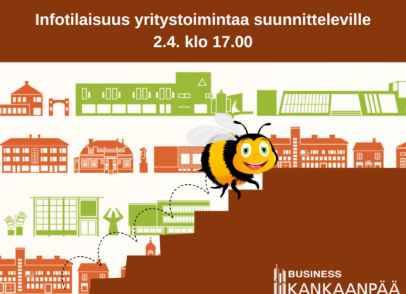 Infotilaisuus yritystoimintaa suunnitteleville ke 2.4. klo 17.00