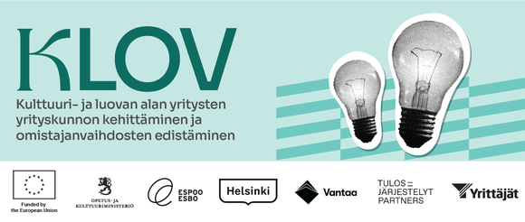 Luovan alan yrityksille uusi kasvun mahdollisuus: KLOV-hankkeen pilottiohjelma käynnissä