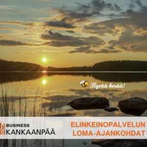 Elinkeinopalvelut lomalla seuraavasti