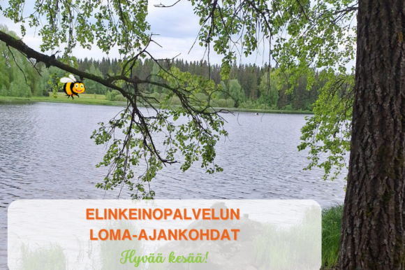 Elinkeinopalvelut lomalla seuraavasti