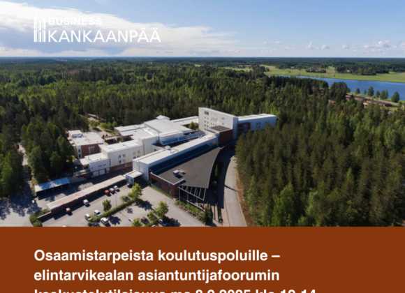 Osaamistarpeista koulutuspoluille – elintarvikealan asiantuntijafoorumin keskustelutilaisuus ma 8.9. klo 12-14