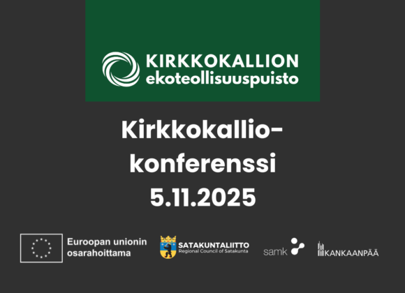 Kiertotaloustapahtuma Kirkkokallio-konferenssi Kankaanpäässä 5.11.2025