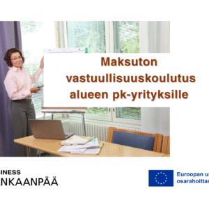 Artikkelikuva vastuullisuuskoulutukset Vastuullisuuskoulutusta tarjolla alueemme pk-yrityksille syksyllä 2025