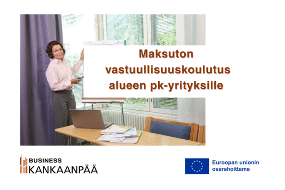 Artikkelikuva vastuullisuuskoulutukset Vastuullisuuskoulutusta tarjolla alueemme pk-yrityksille syksyllä 2025