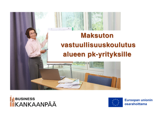 Vastuullisuuskoulutusta tarjolla alueemme pk-yrityksille syksyllä 2025