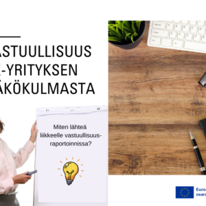 Miten liikkeelle Artikkelikuva 1024 x 768 Vastuullisuusraportointi pk-yrityksessä: miten lähteä liikkeelle vastuullisuusraportoinnissa
