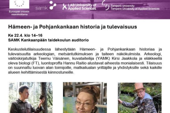 tapahtumamainos kuvituskuva pääosin tekstiä sisältävästä tapahtumamainoksesta