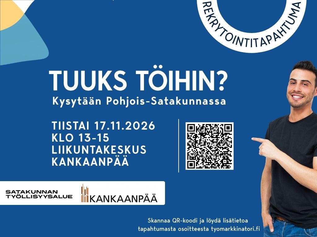 Tuuks-töihin (1024x768) TUUKS TÖIHIN? – rekrytointitapahtuma Kankaanpäässä 17.11.2026